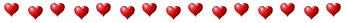 graphic of romantic hearts of love